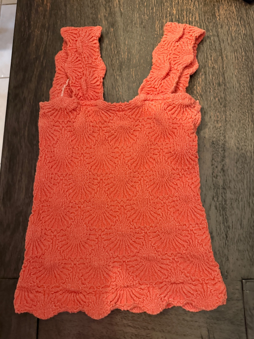 Intimately Free People love letter cami emberglow, square Neck, guc, sz Xs - Picture 3 of 8